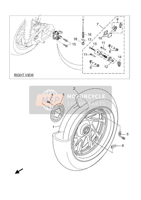 REAR WHEEL & BRAKE SYSTEM